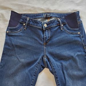 Gap maternity inset panel skinny jeans